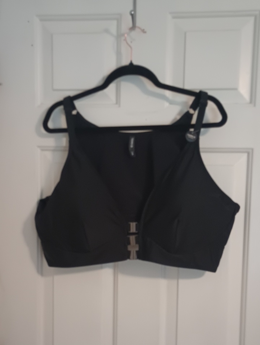torrid Black Front-Clasp Wireless Bikini Top